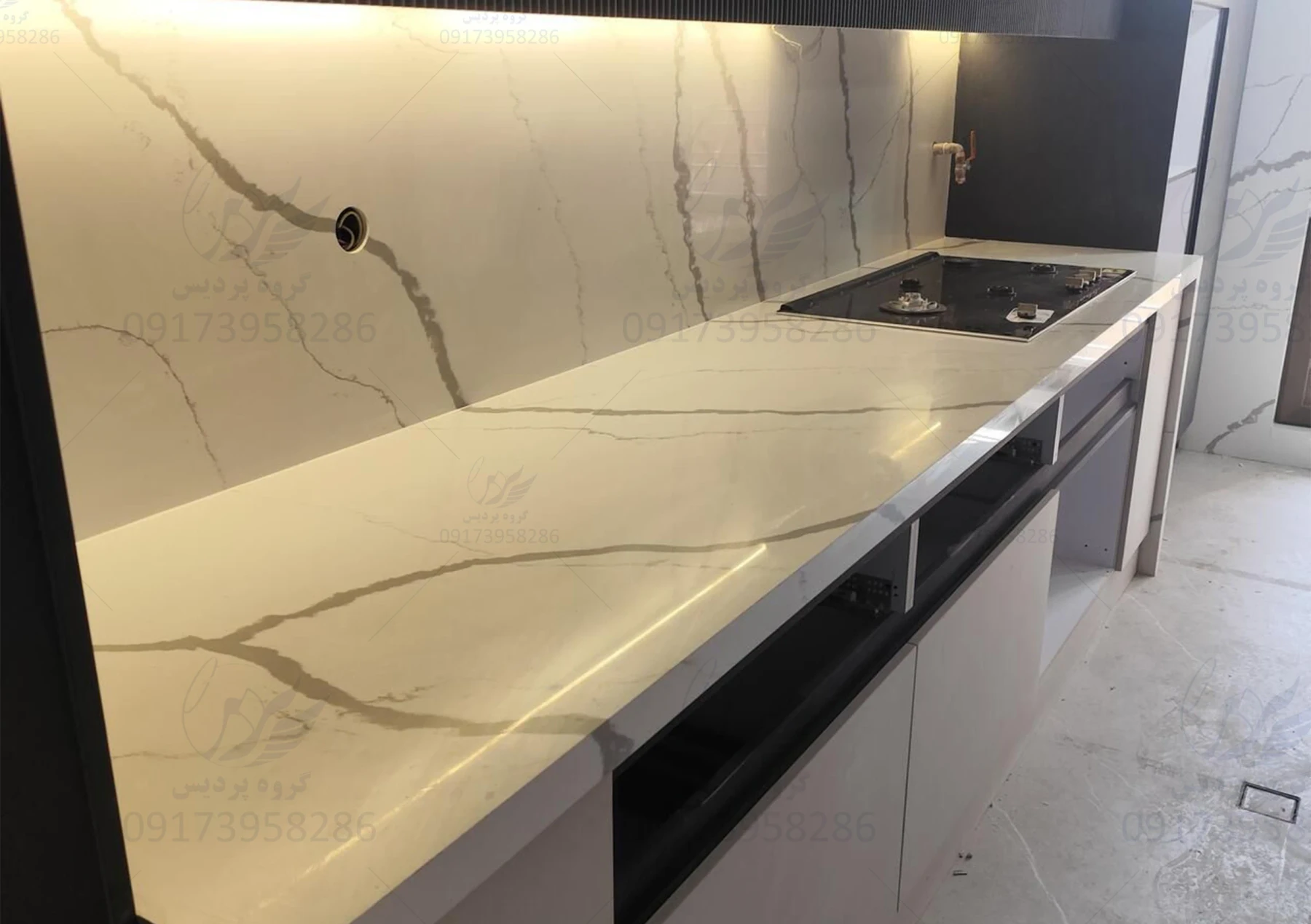 کوارتز کاینداستون کد 611 Calacatta