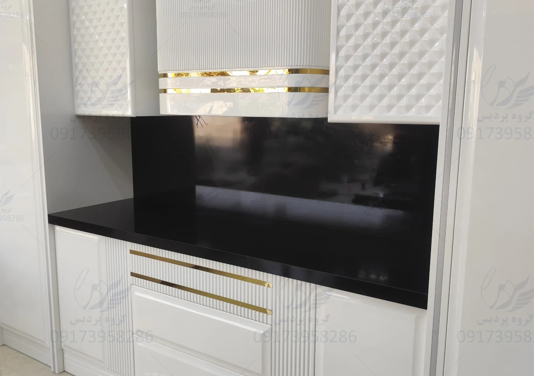 Kindstone 791 Eternal Black Calacatta