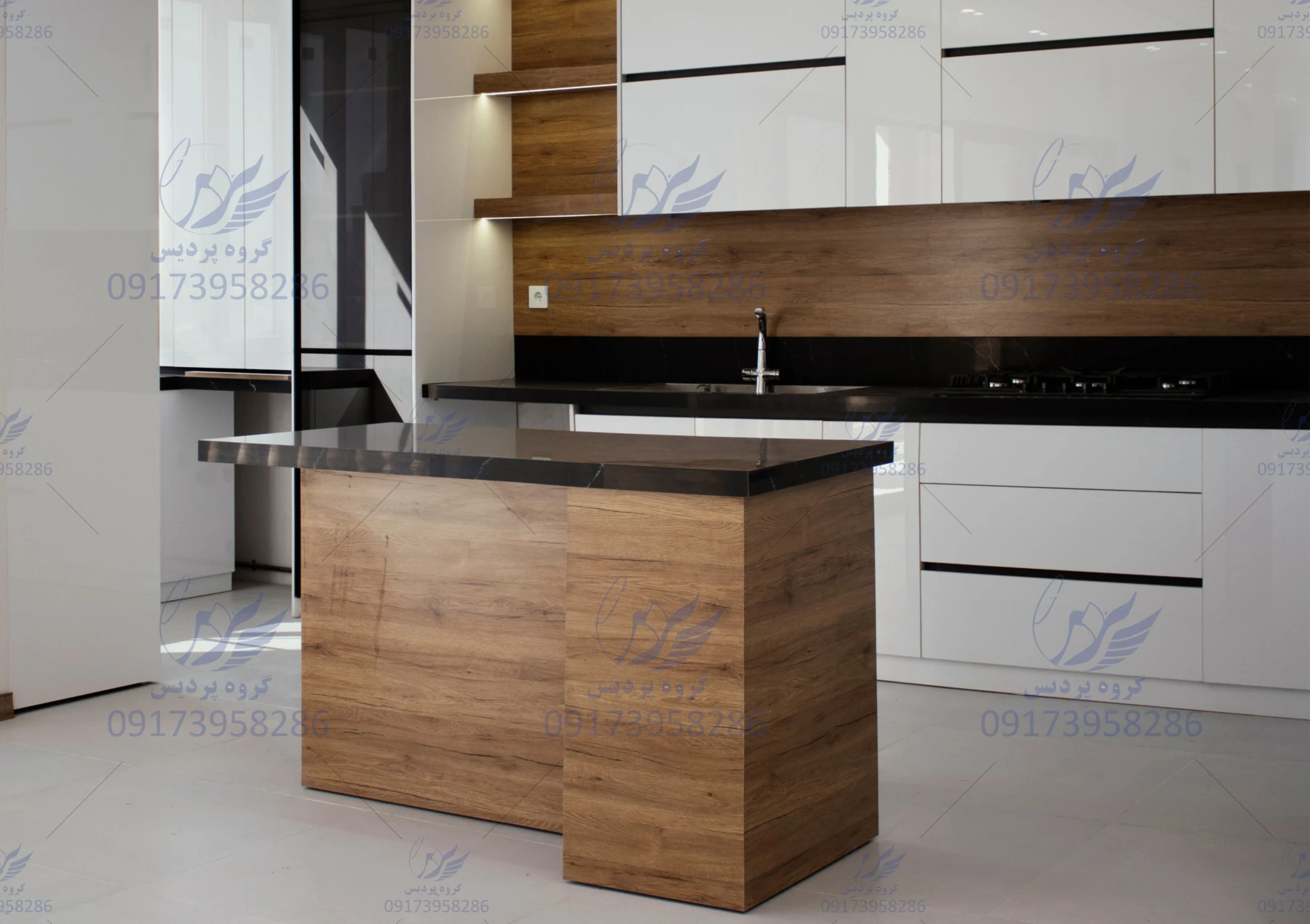 Kindstone 791 Eternal Black Calacatta