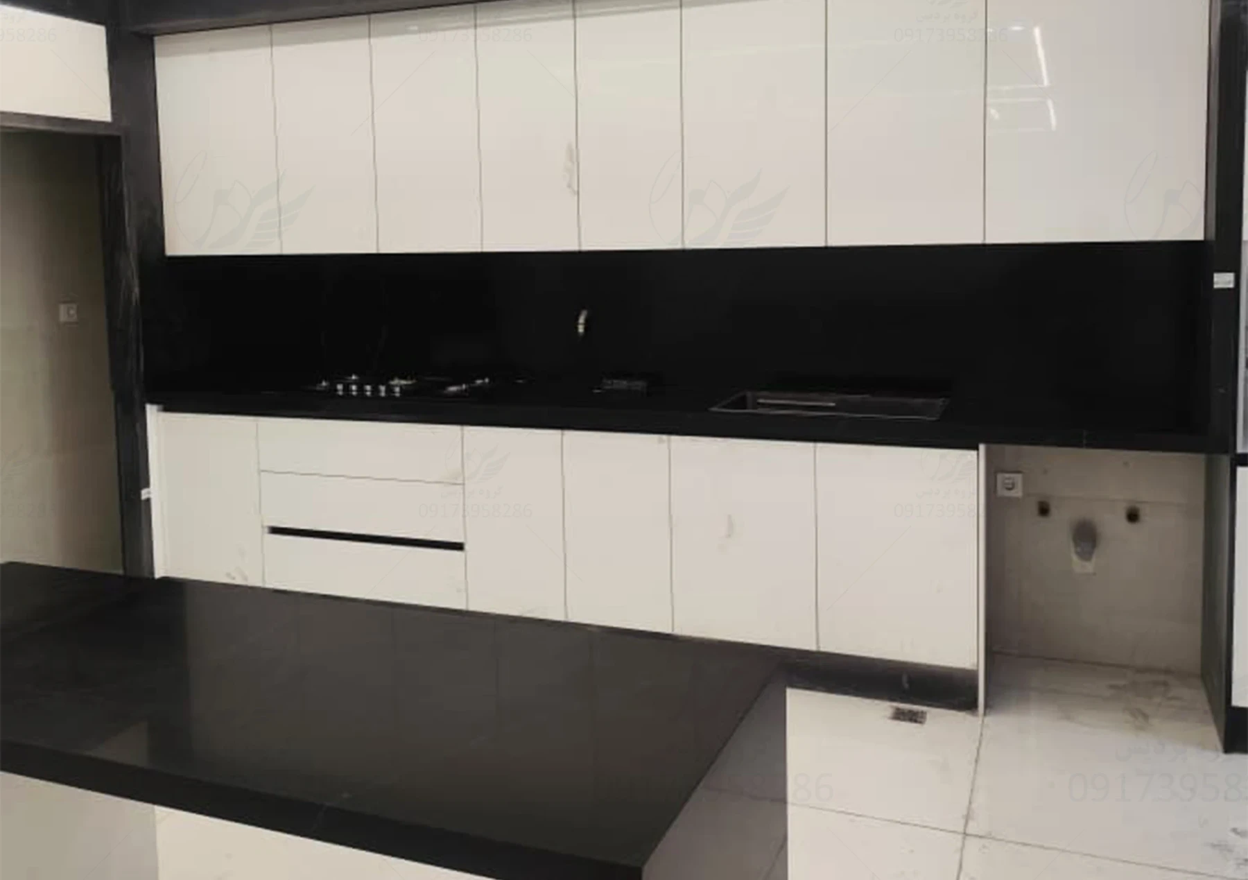 Kindstone 791 Eternal Black Calacatta